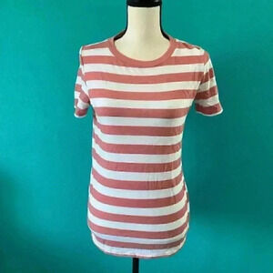 Victoria’s Secret PINK Short sleeve striped tee shirt in size xs